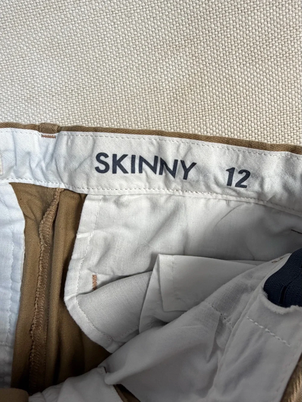 JCrew Crewcuts Khaki Skinny Everyday Stretch Adjustable Chino Pants